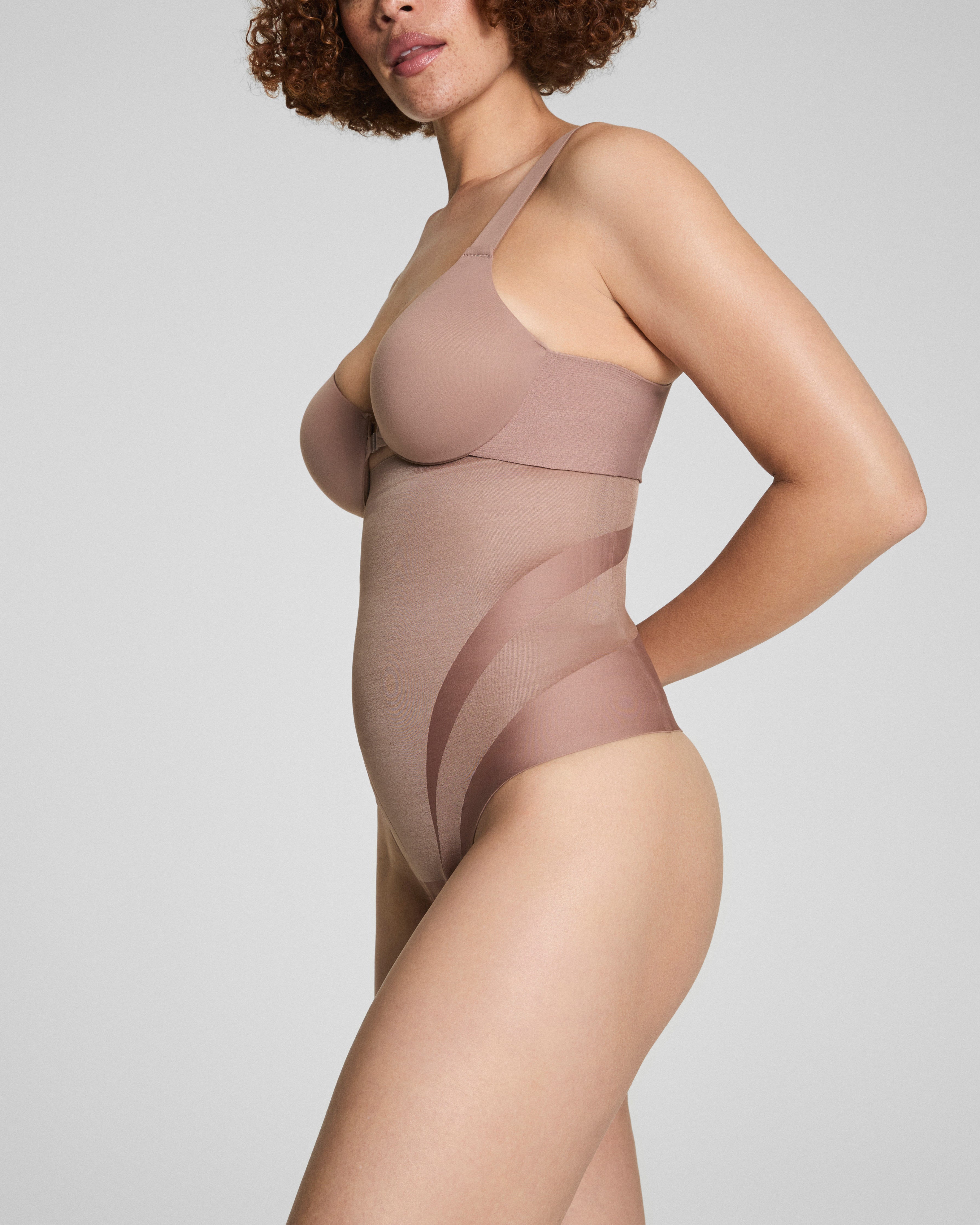 SPANXsupersculpt™ Transform High-Waisted Thong | Cafe Au Lait