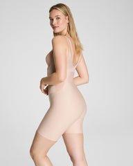 SPANXsupersculpt™ Transform Open-Bust Mid-Thigh Bodysuit | Champagne Beige
