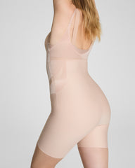 SPANXsupersculpt™ Transform Open-Bust Mid-Thigh Bodysuit | Champagne Beige