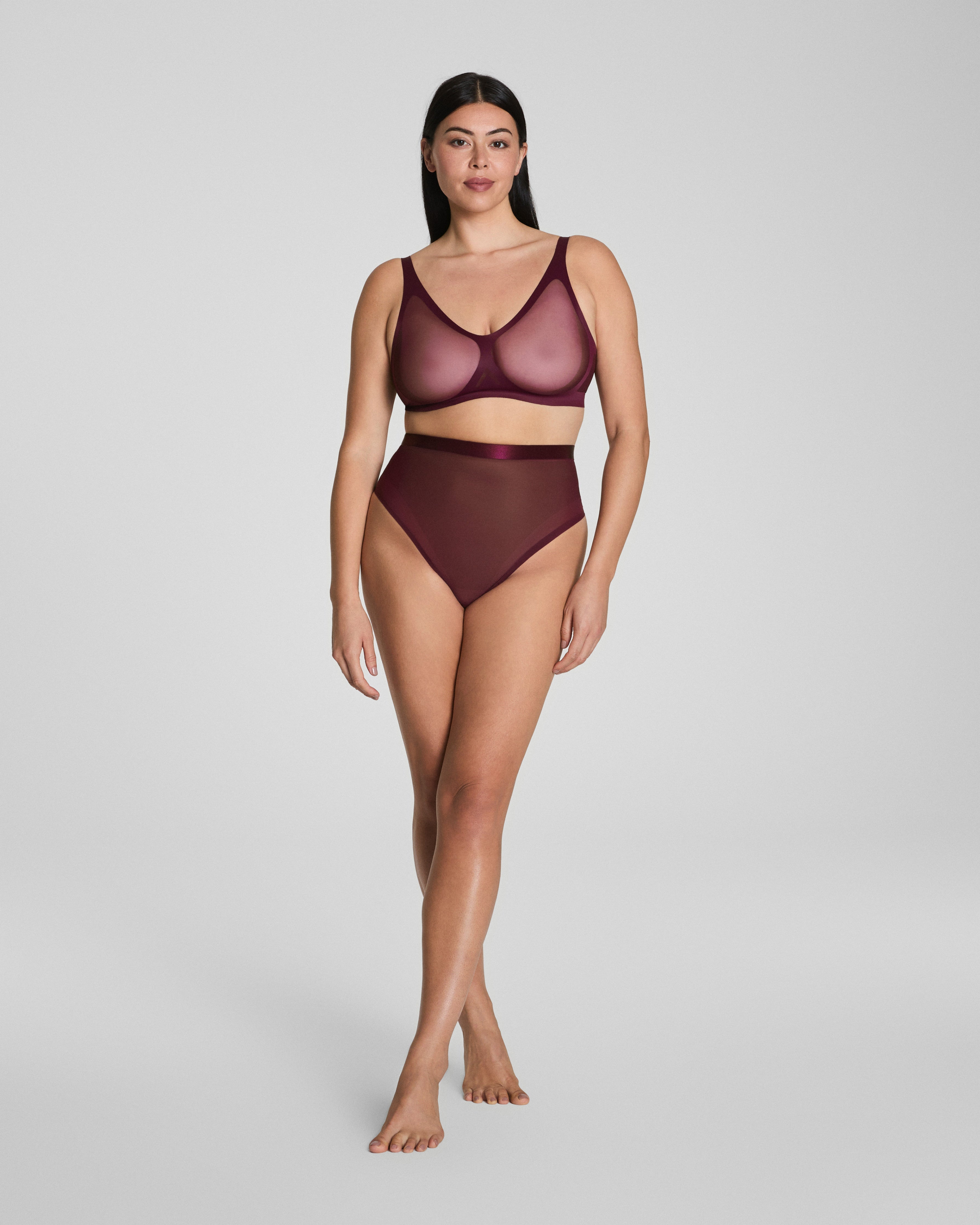SPANXsupersmooth™ SheerSense Thong | Plum Berry