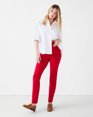 SPANXsupersmooth™ PerfectFit Ponte Slim Straight Pant | Spanx True Red