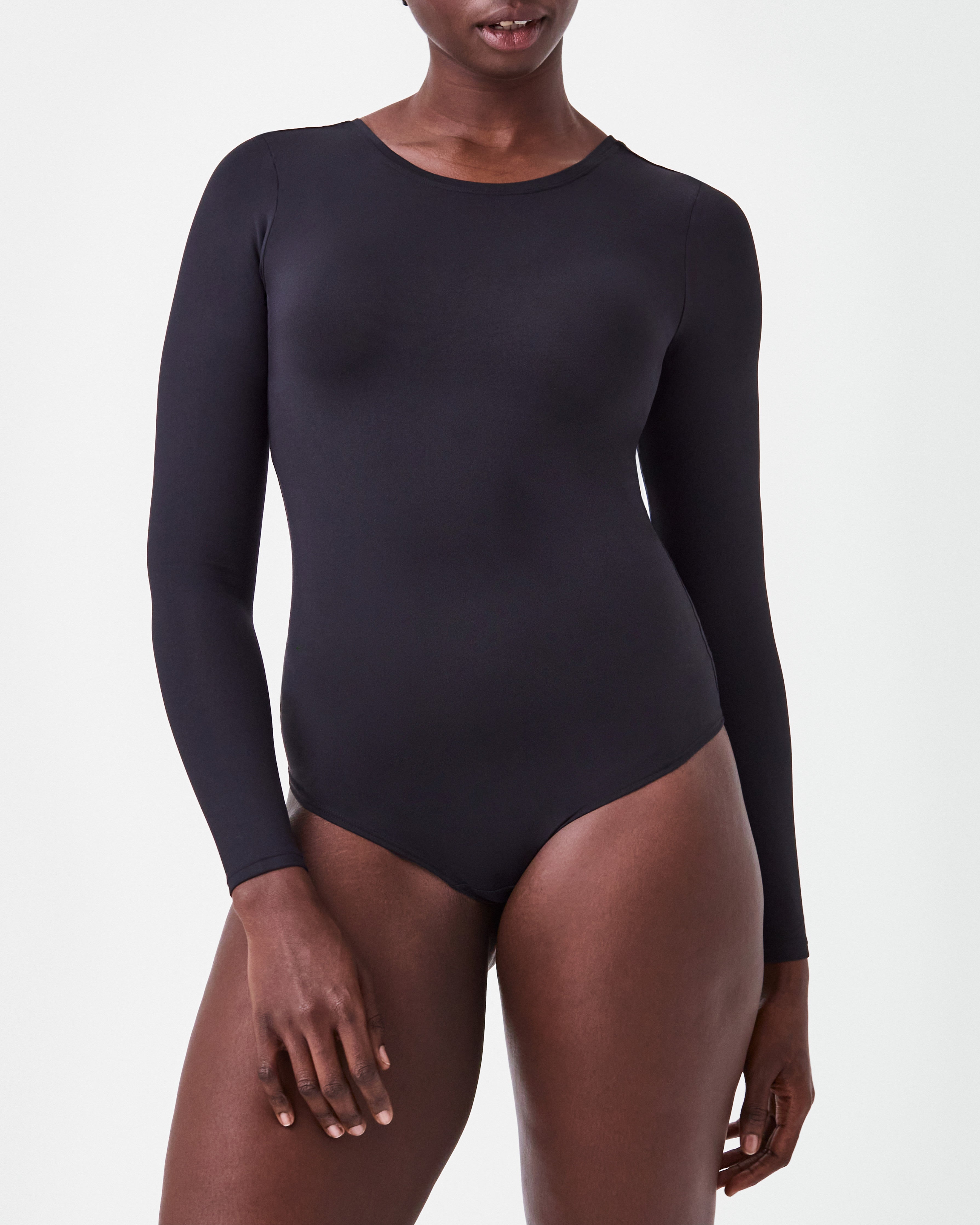 SPANX® Suit Yourself Long Sleeve Scoop Neck Bodysuit