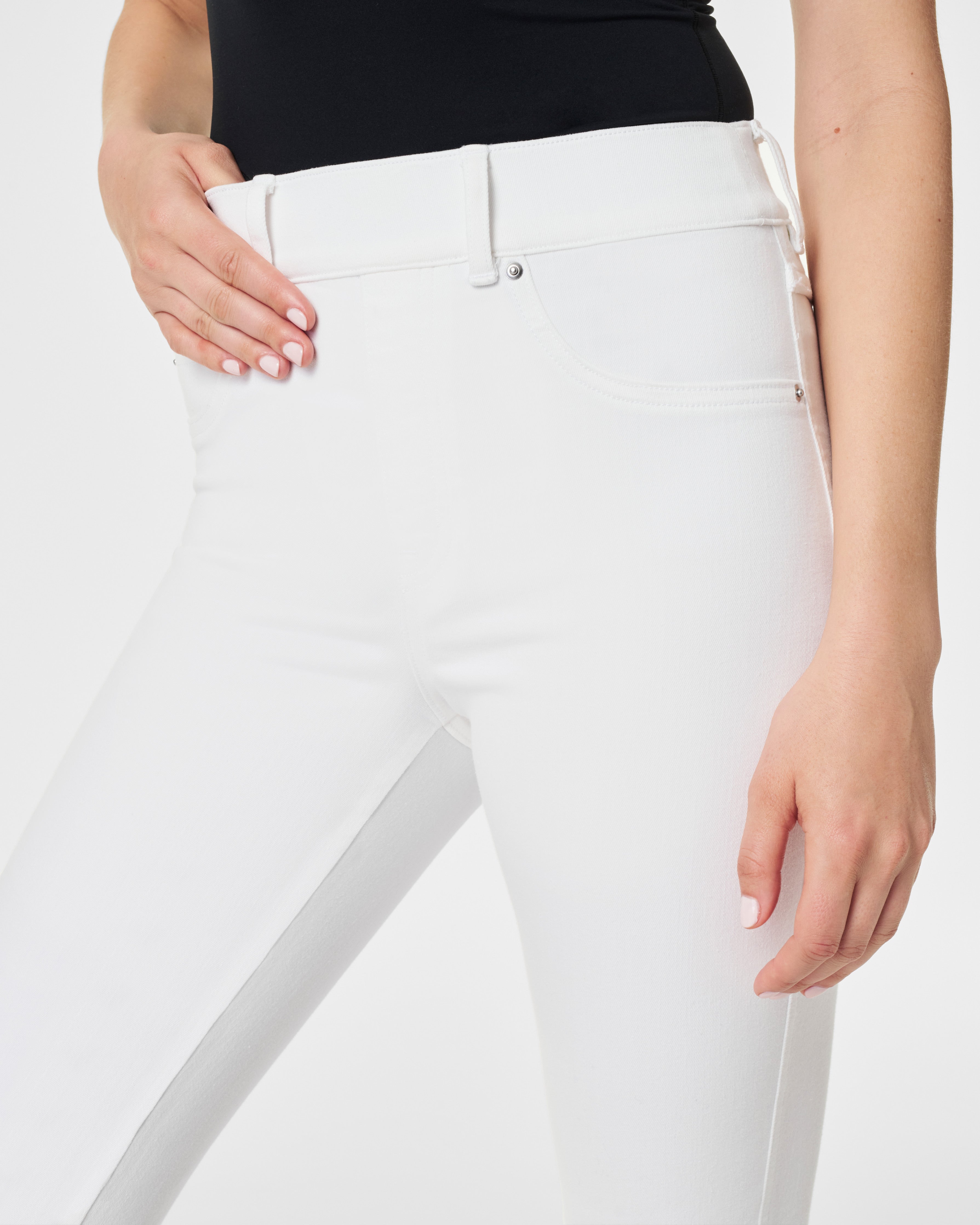 SPANXshape™ EveryWear Straight Leg Jeans | White