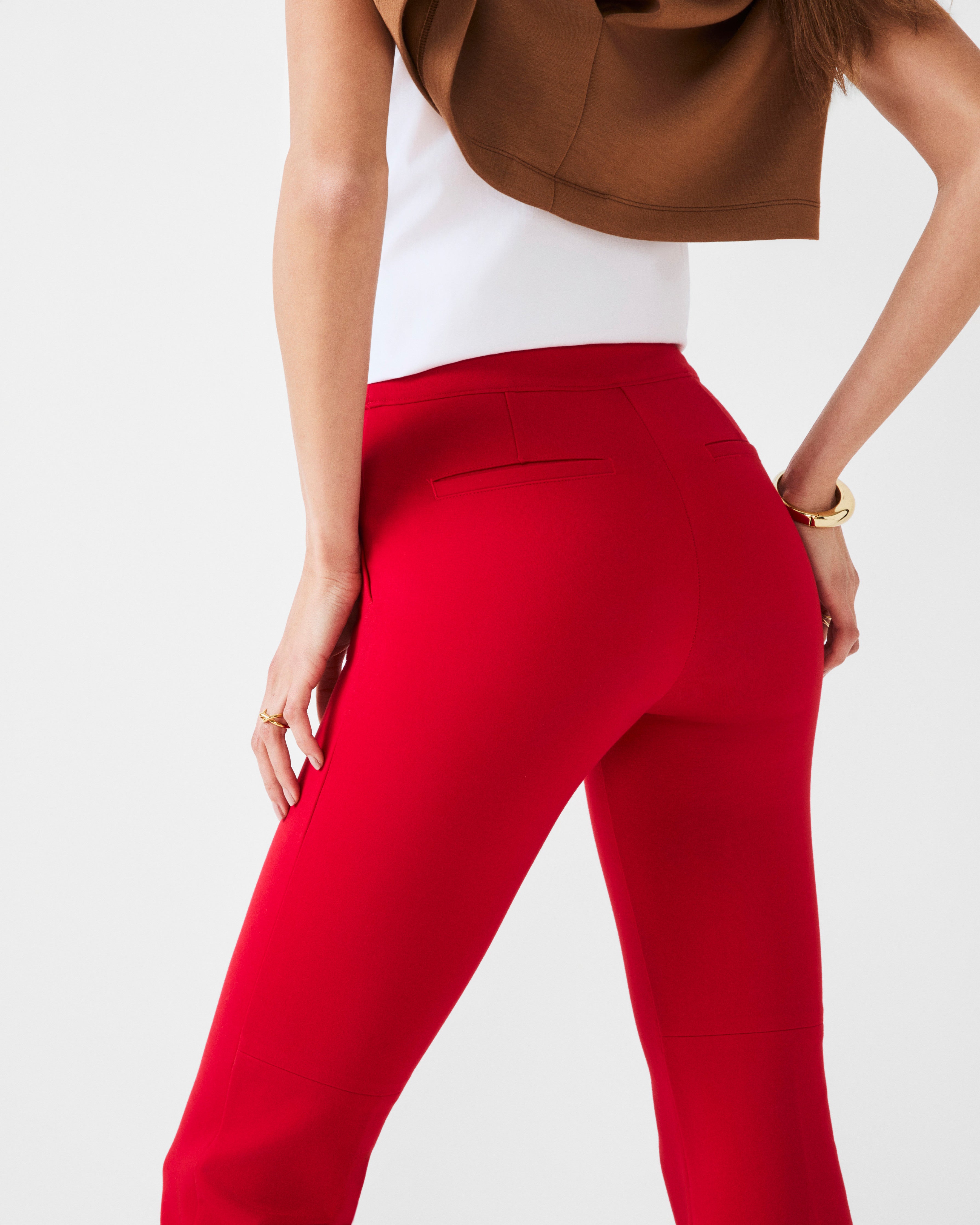 SPANXsupersmooth™ PerfectFit Ponte Kick Flare Pant | Spanx True Red