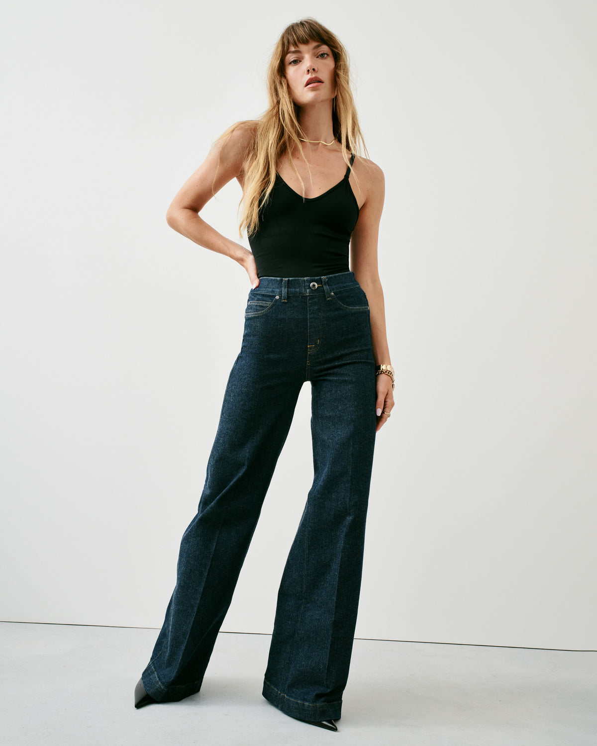 SPANXshape™ Original EveryWear Wide Leg Jeans | Raw Indigo