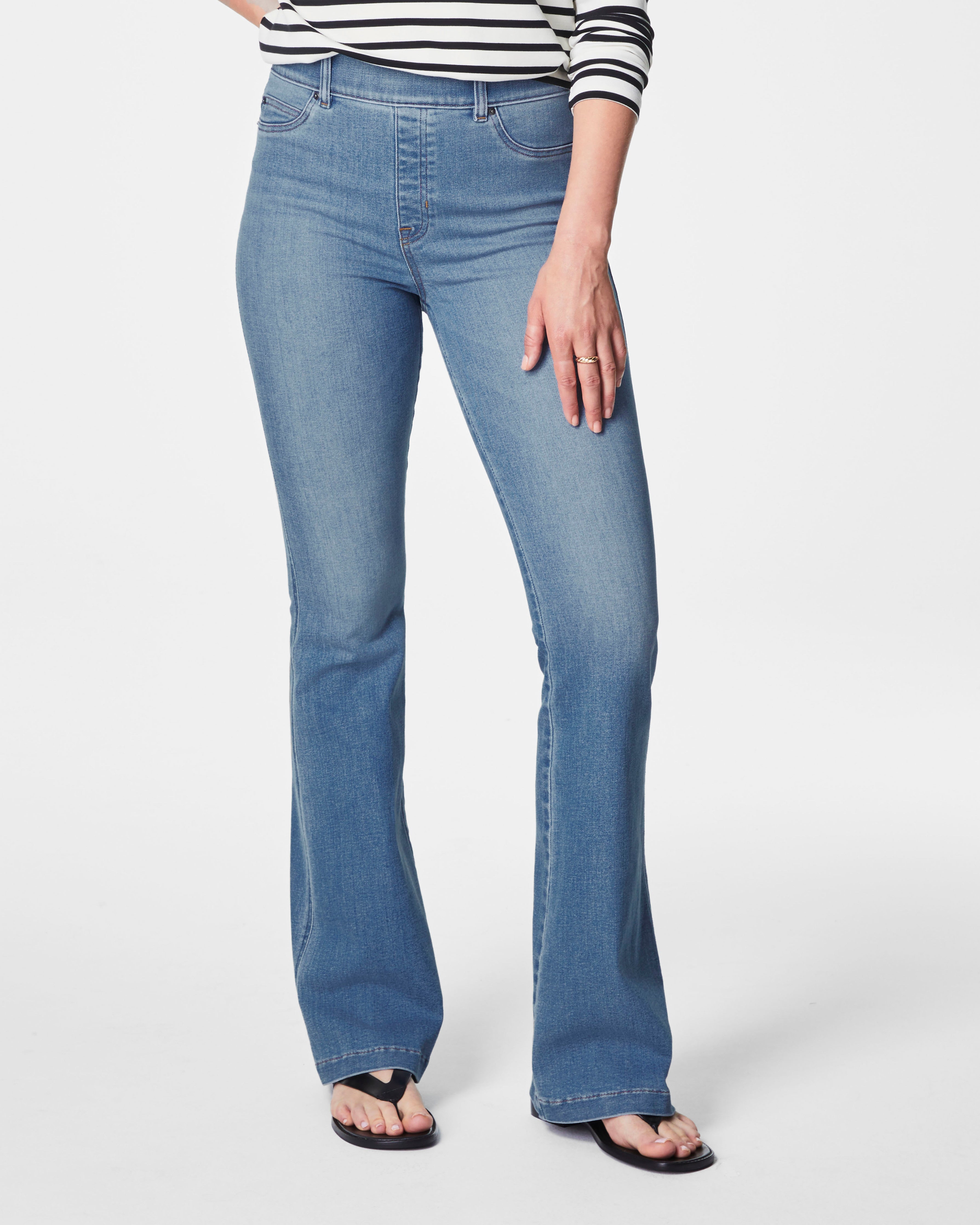 SPANXshape™ Original EveryWear Flare Jeans | Stonewashed Blue