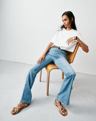 SPANXshape™ Original EveryWear Flare Jeans | Stonewashed Blue