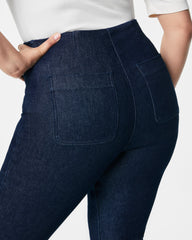 SPANXshape™ Original EveryWear Zero Waistband Micro Flare Jeans | Raw Indigo