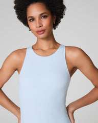 SPANXsmooth™ Jersey High Neck Tank | Sky