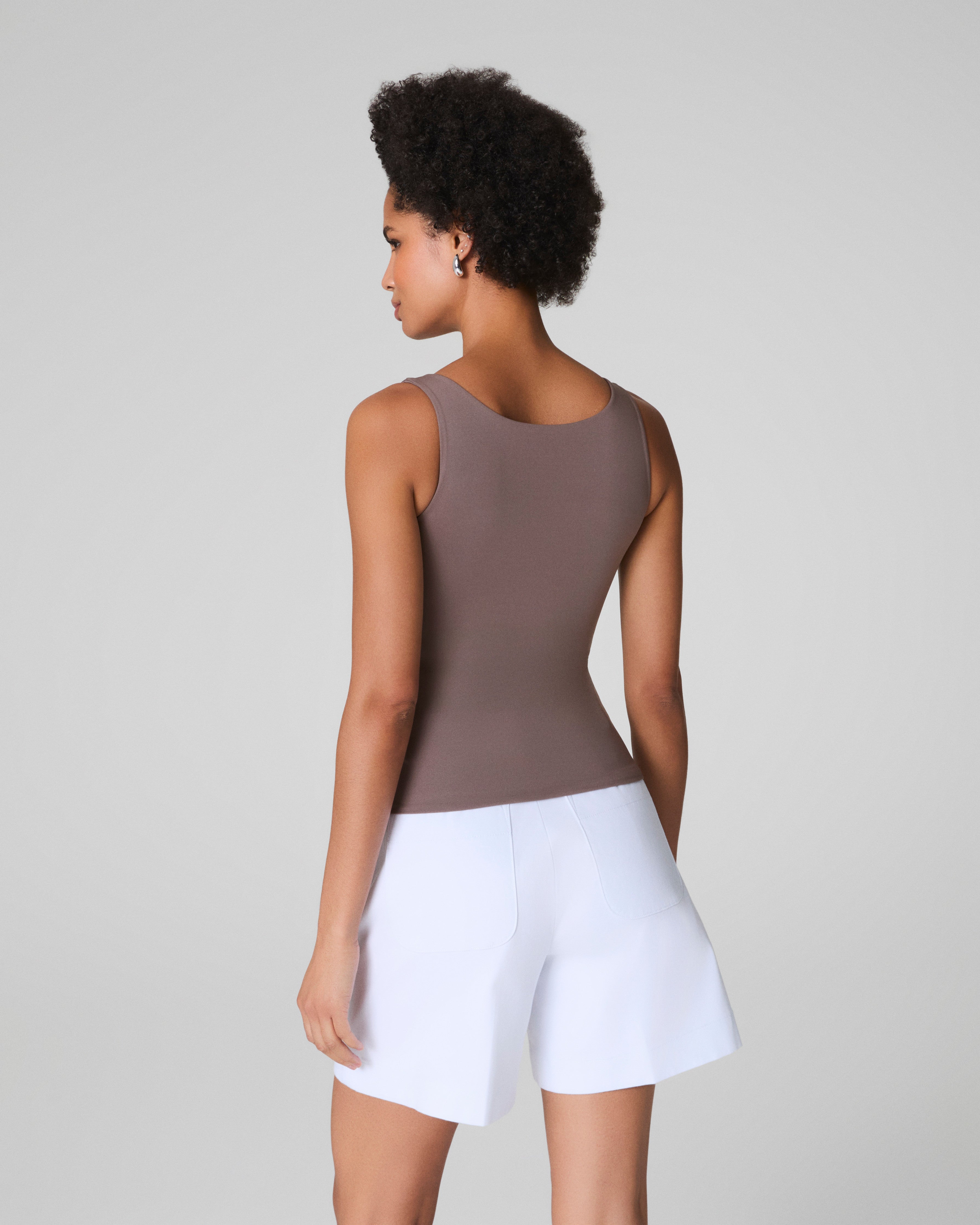SPANXsmooth™ Jersey Scoop Neck Tank | Smoke