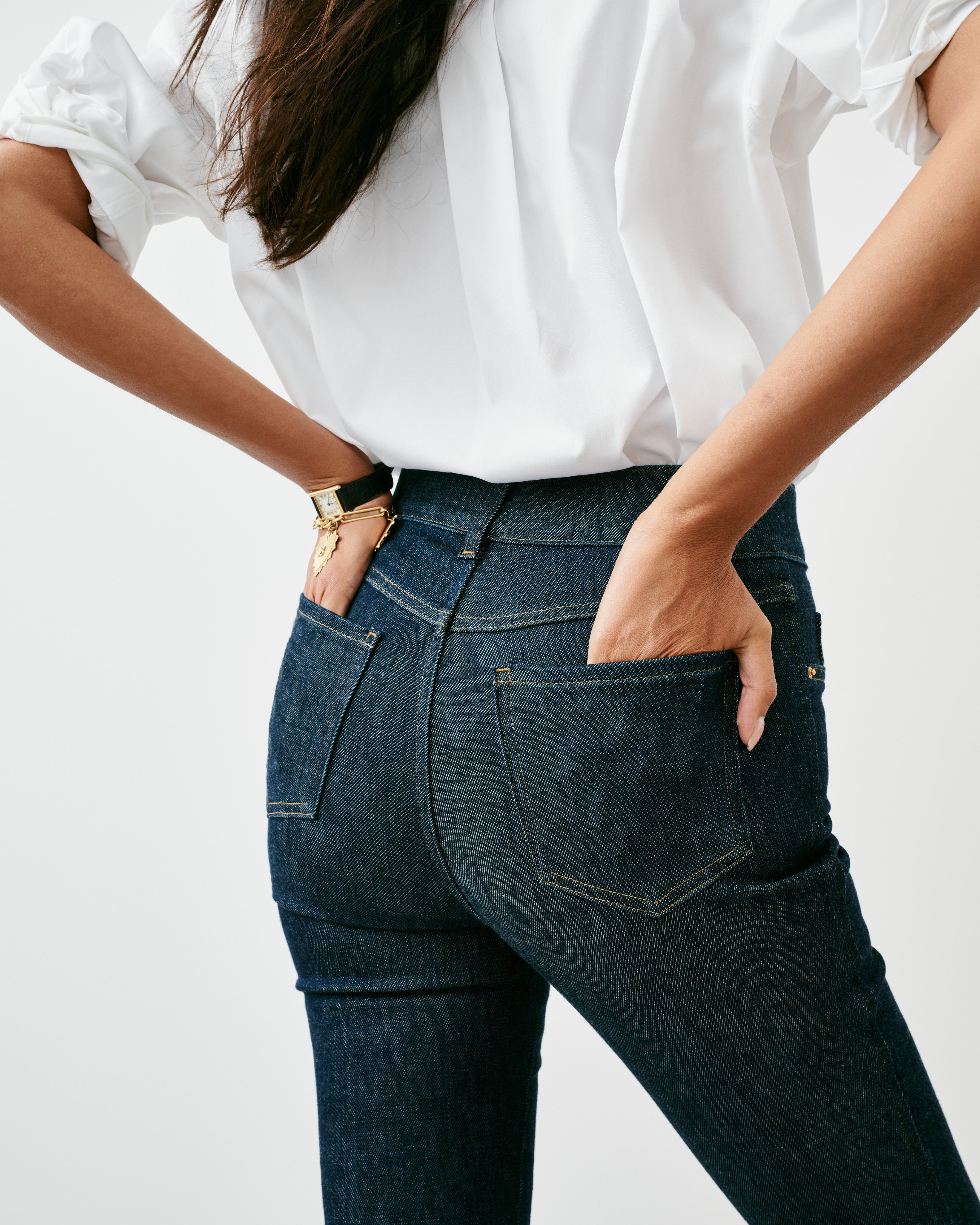 SPANXshape™ Original EveryWear Flare Jeans | Raw Indigo