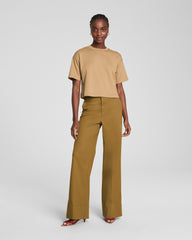 SPANXsupersmooth™ Stretch Twill Wide Leg Pant | Flax