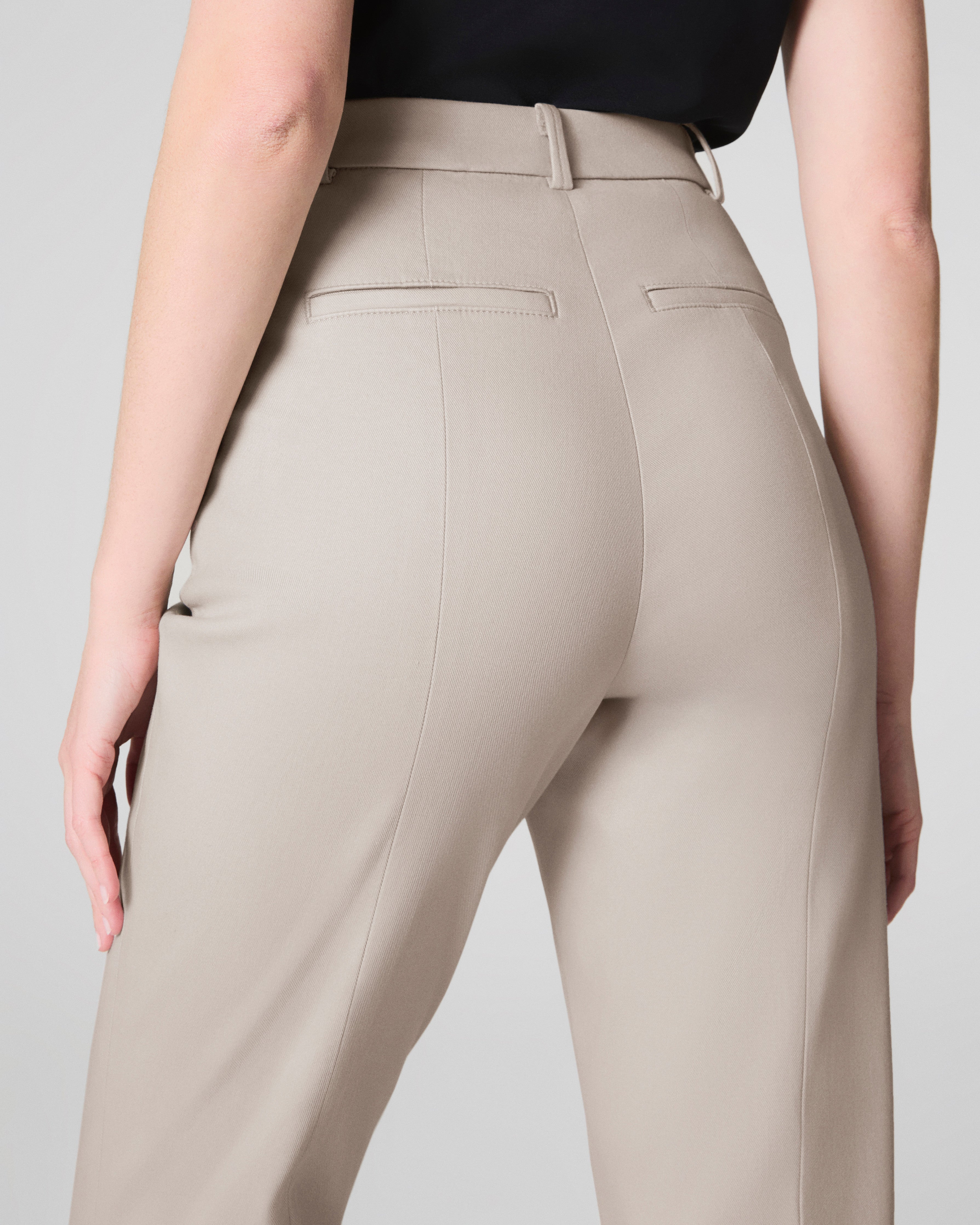 SPANXsupersmooth™ Stretch Twill Slim Straight Pant | Bone
