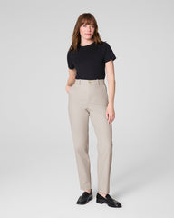 SPANXsupersmooth™ Stretch Twill Slim Straight Pant | Bone