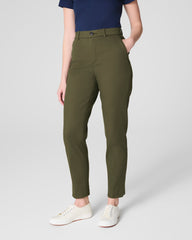 SPANXsupersmooth™ Stretch Twill Slim Straight Pant | Dark Pine