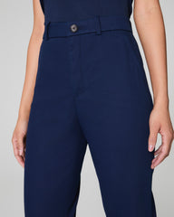 SPANXsupersmooth™ Stretch Twill Slim Straight Pant | Timeless Navy