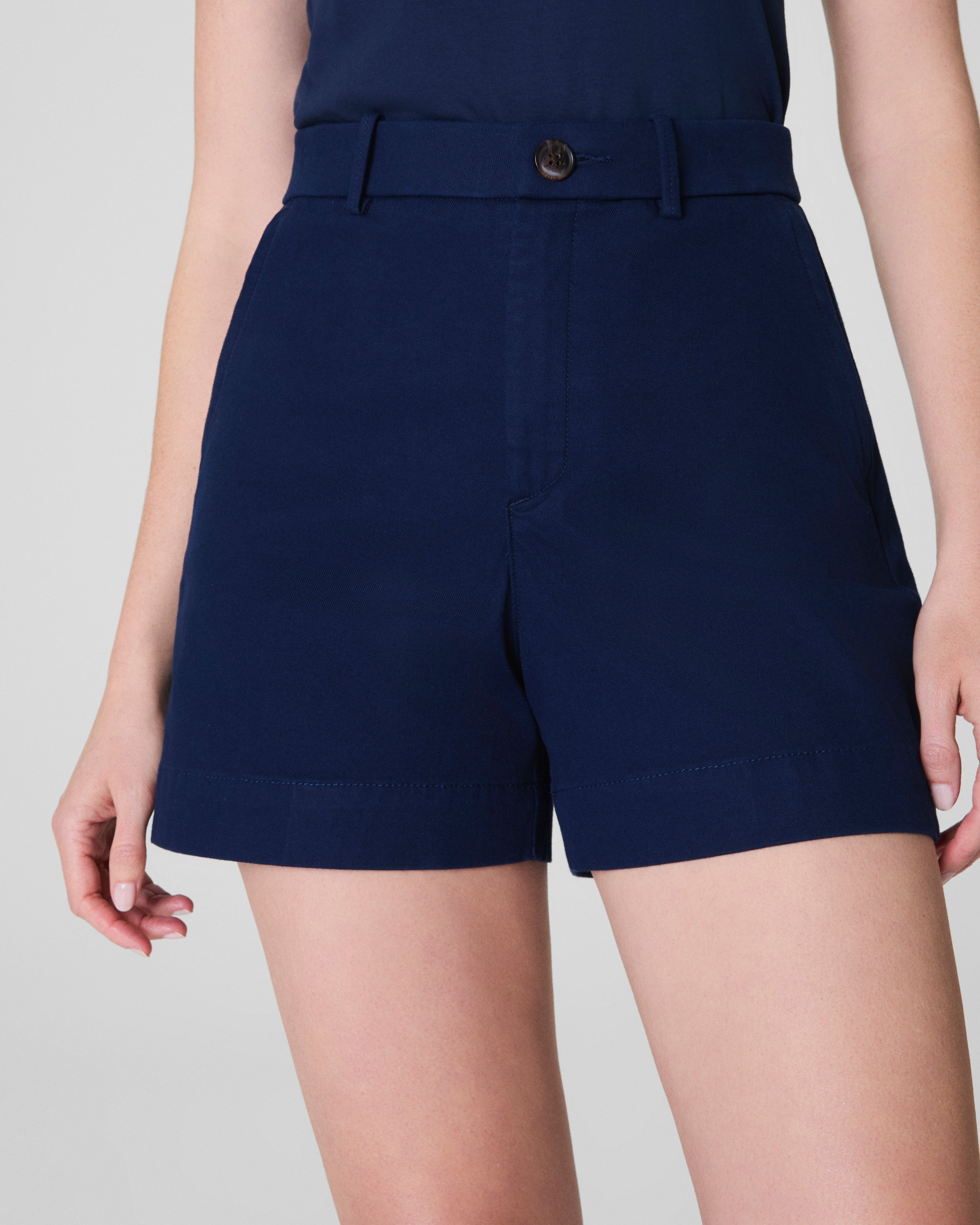 SPANXsupersmooth™ Stretch Twill Short, 5" | Timeless Navy