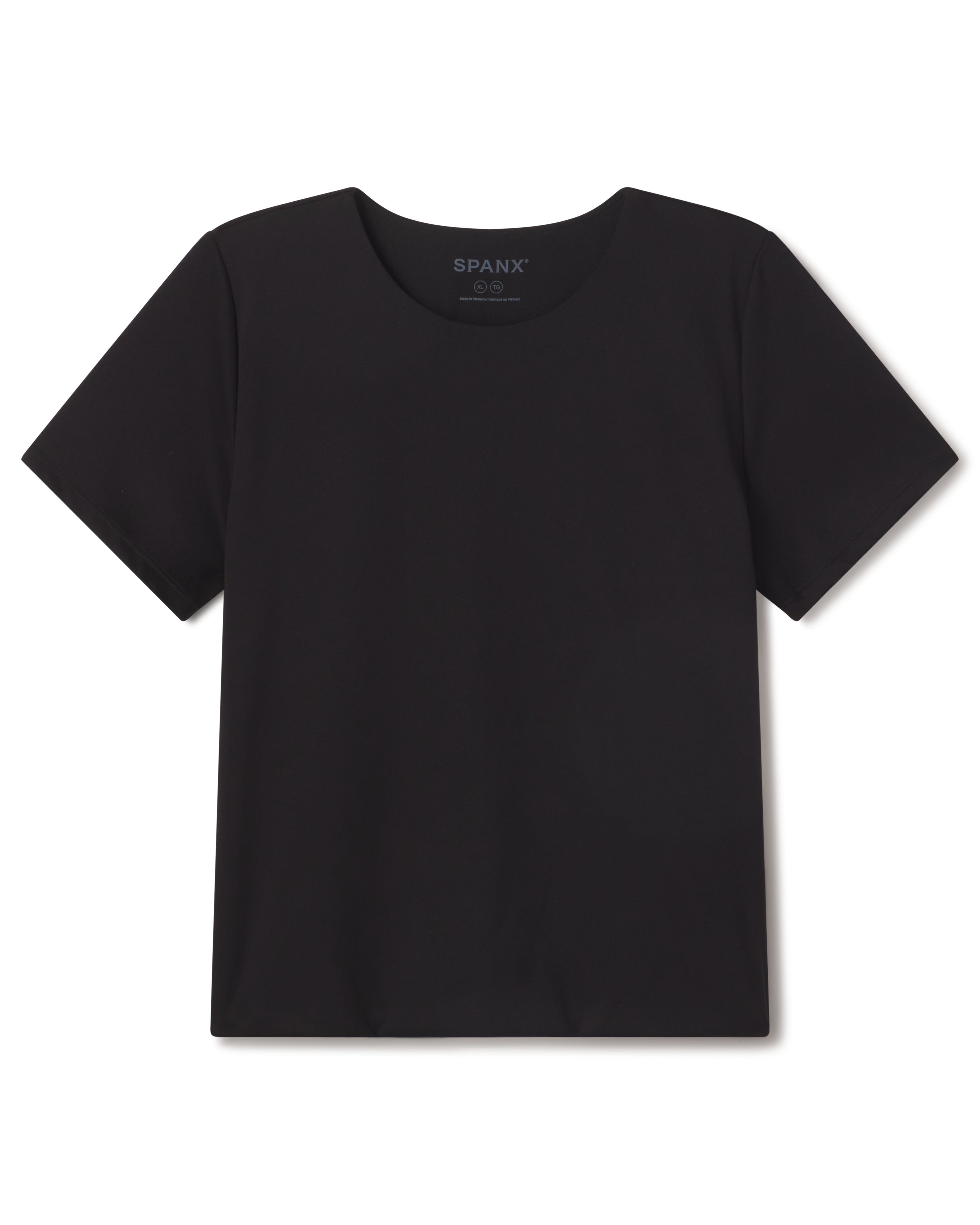 SPANXsmooth™ Jersey Crewneck Tee | Classic Black