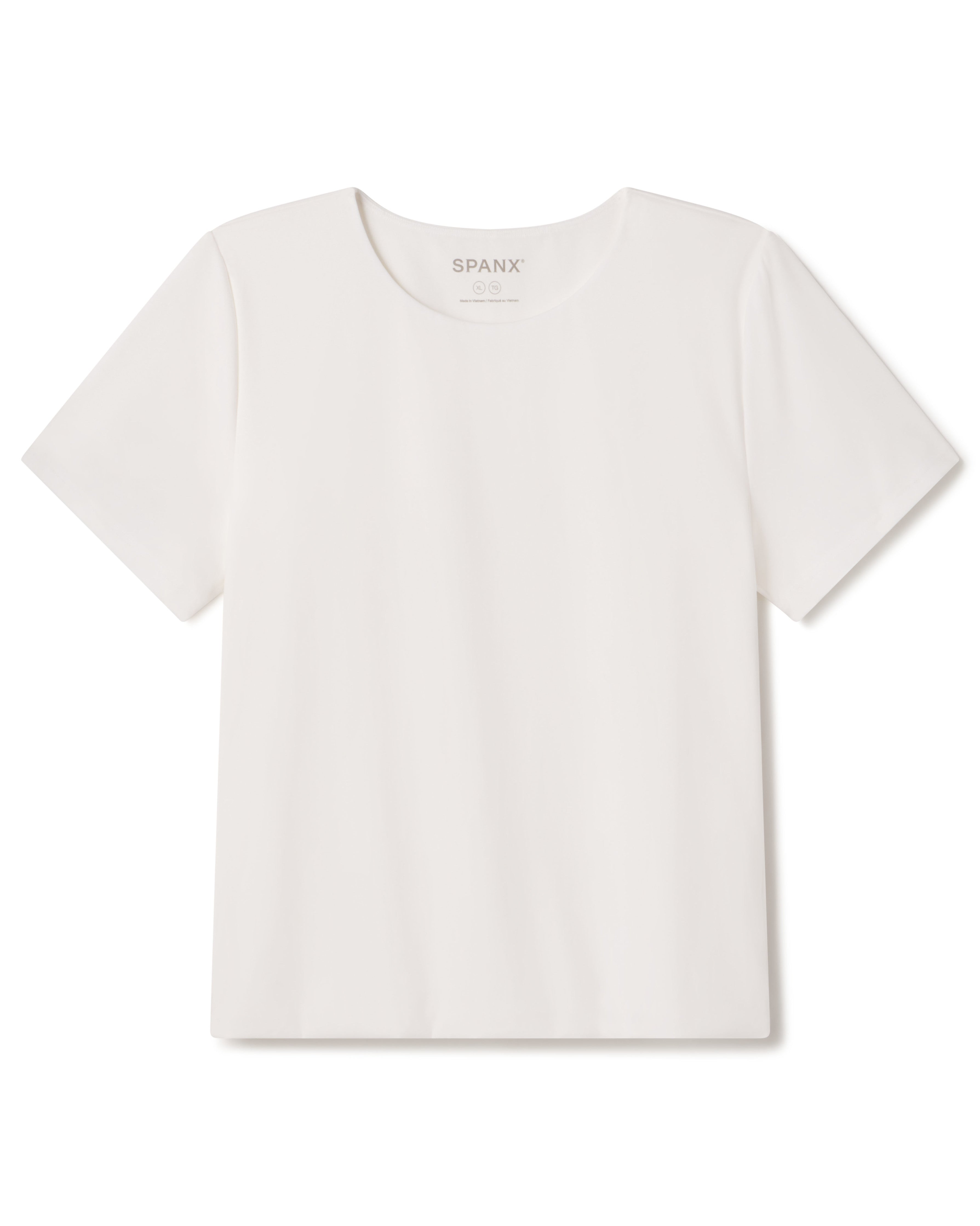 SPANXsmooth™ Jersey Crewneck Tee | Classic White