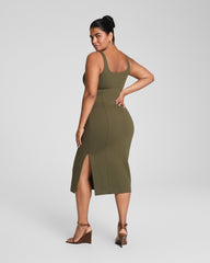 SPANXshape™ Ponte Midi Tank Dress | Dark Pine