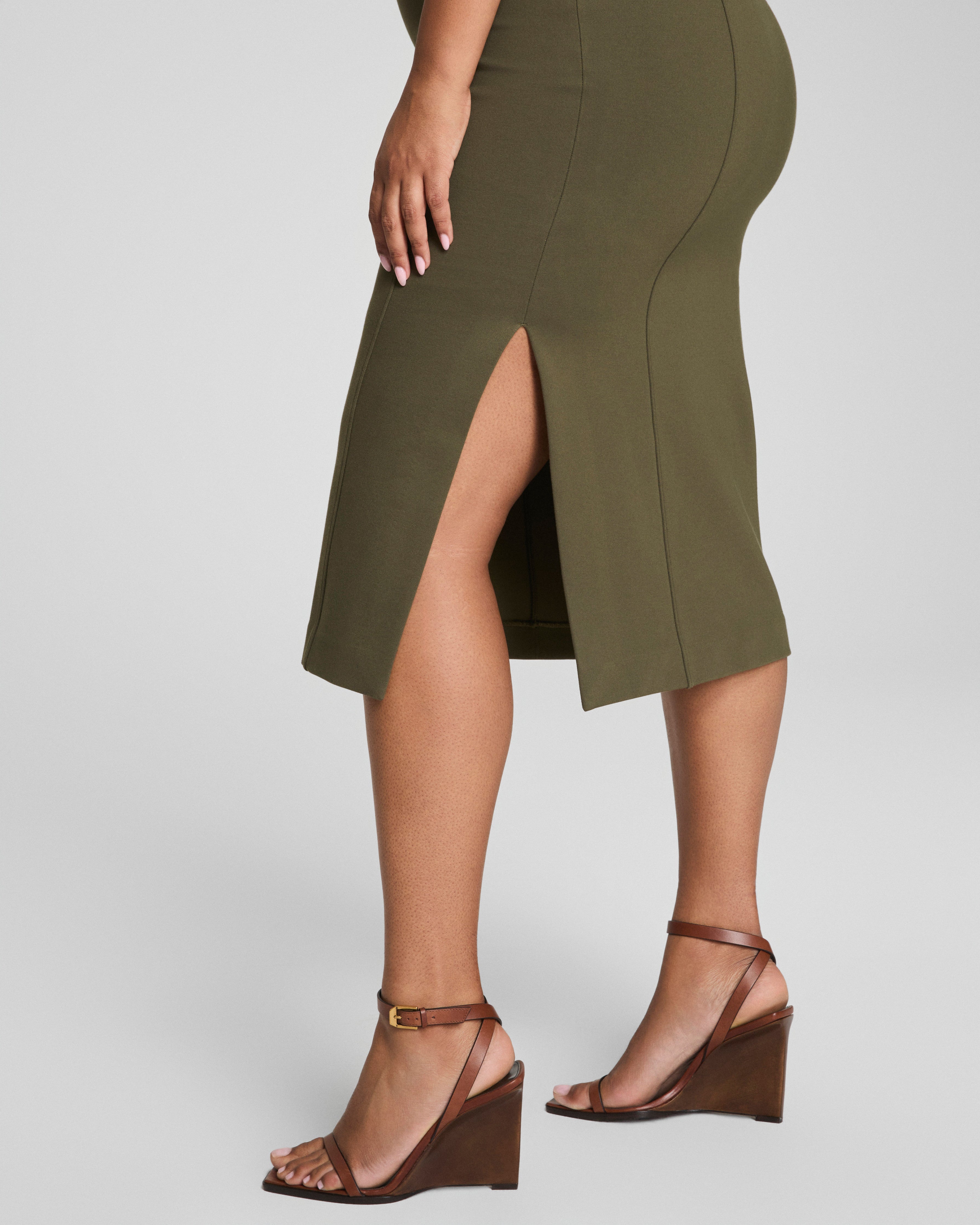 SPANXshape™ Ponte Midi Tank Dress | Dark Pine