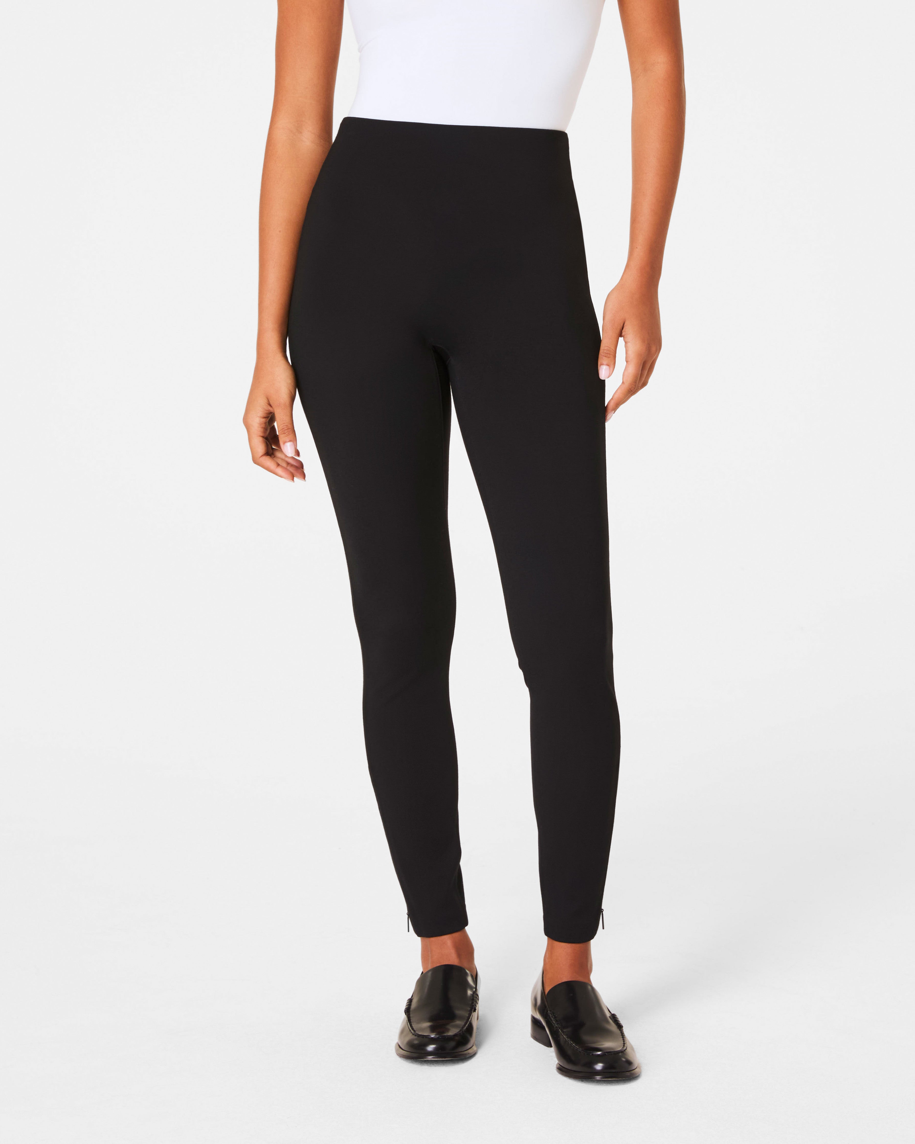 SPANXsupersmooth™ PerfectFit Ponte Zip Legging | Classic Black