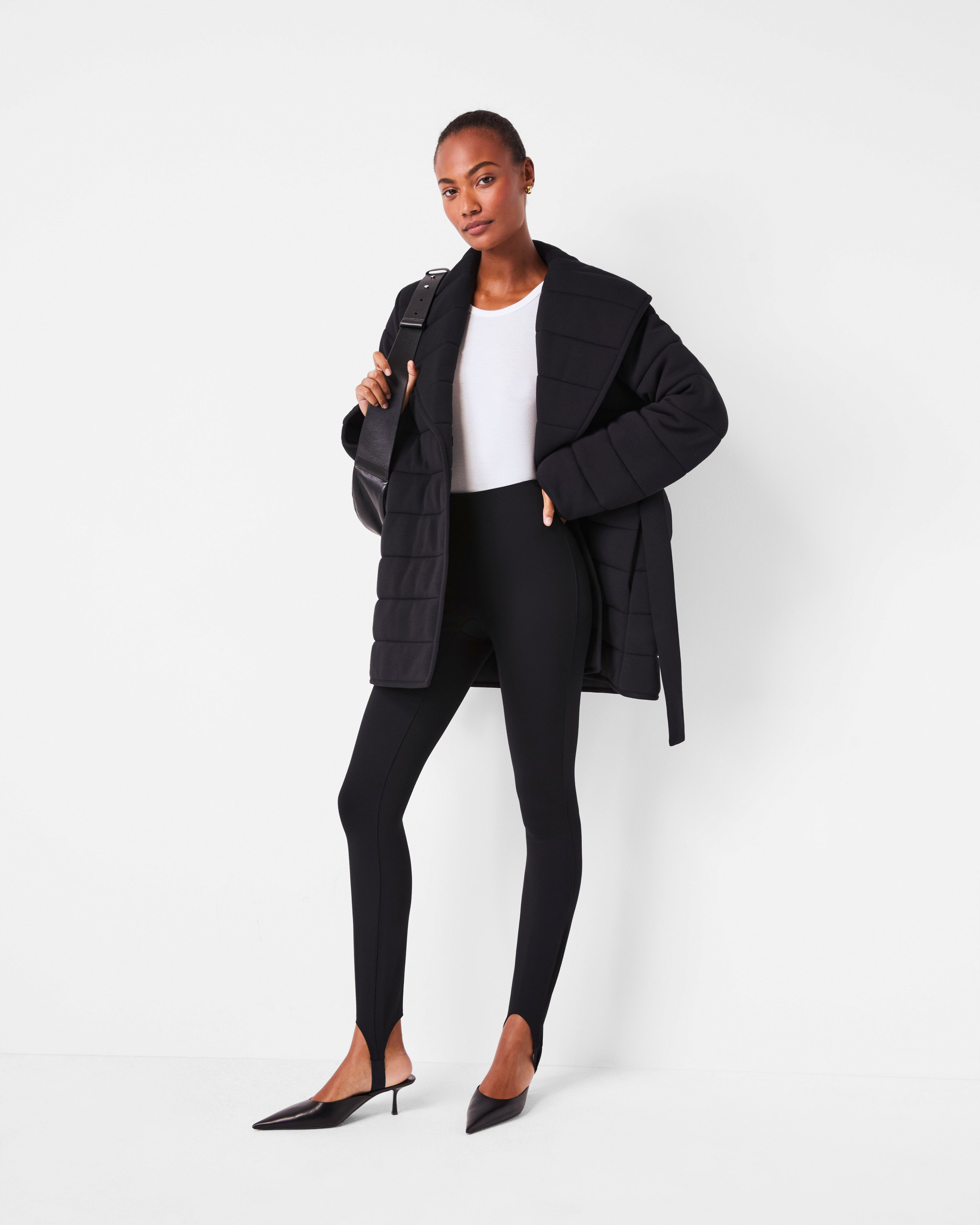 SPANXsupersmooth™ PerfectFit Ponte Stirrup Legging | Classic Black