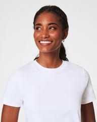 SPANX® Cotton Crewneck Tee | Classic White