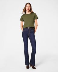SPANX® Cotton Crewneck Tee | Dark Pine
