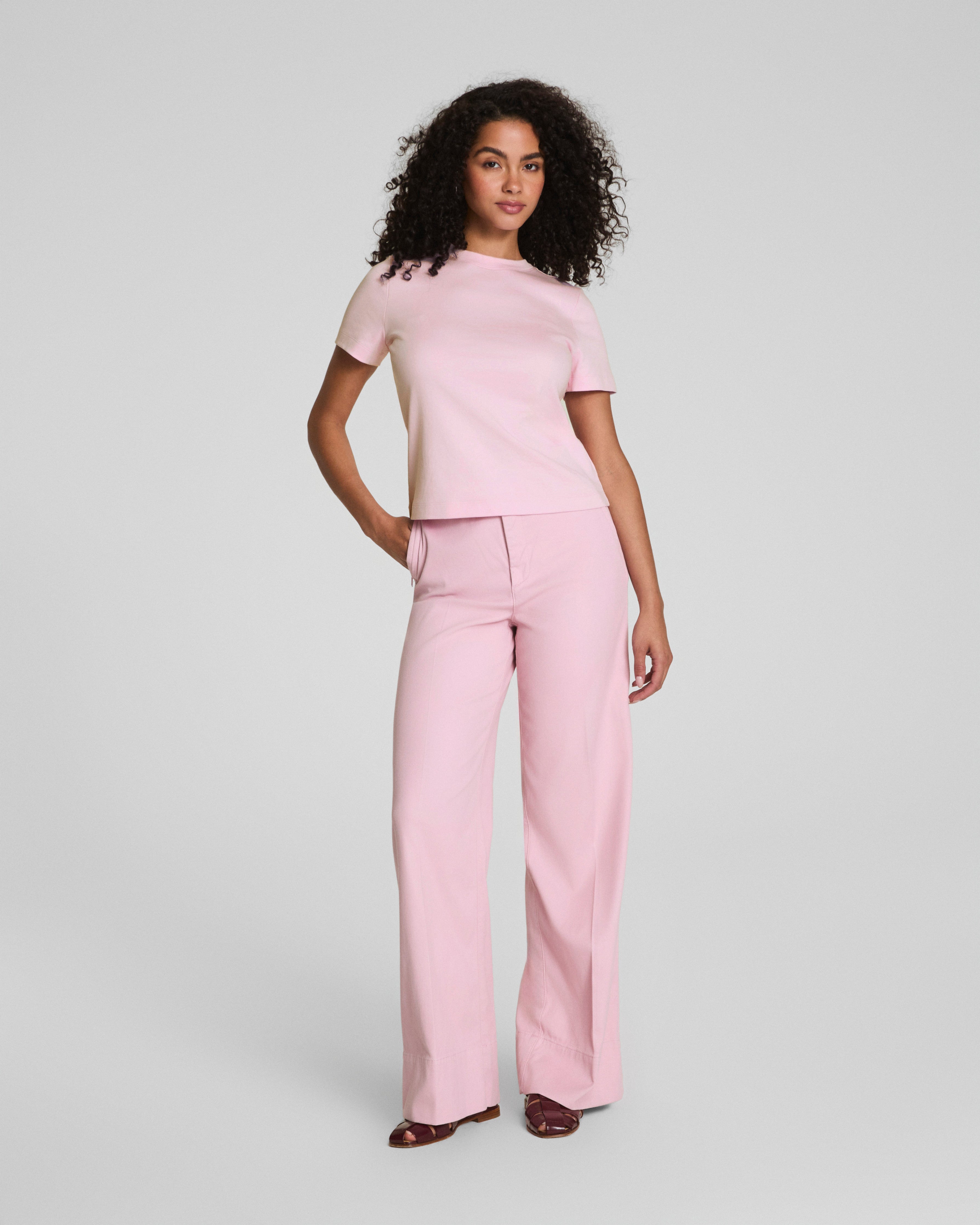 SPANX® Cotton Crewneck Tee | Lily