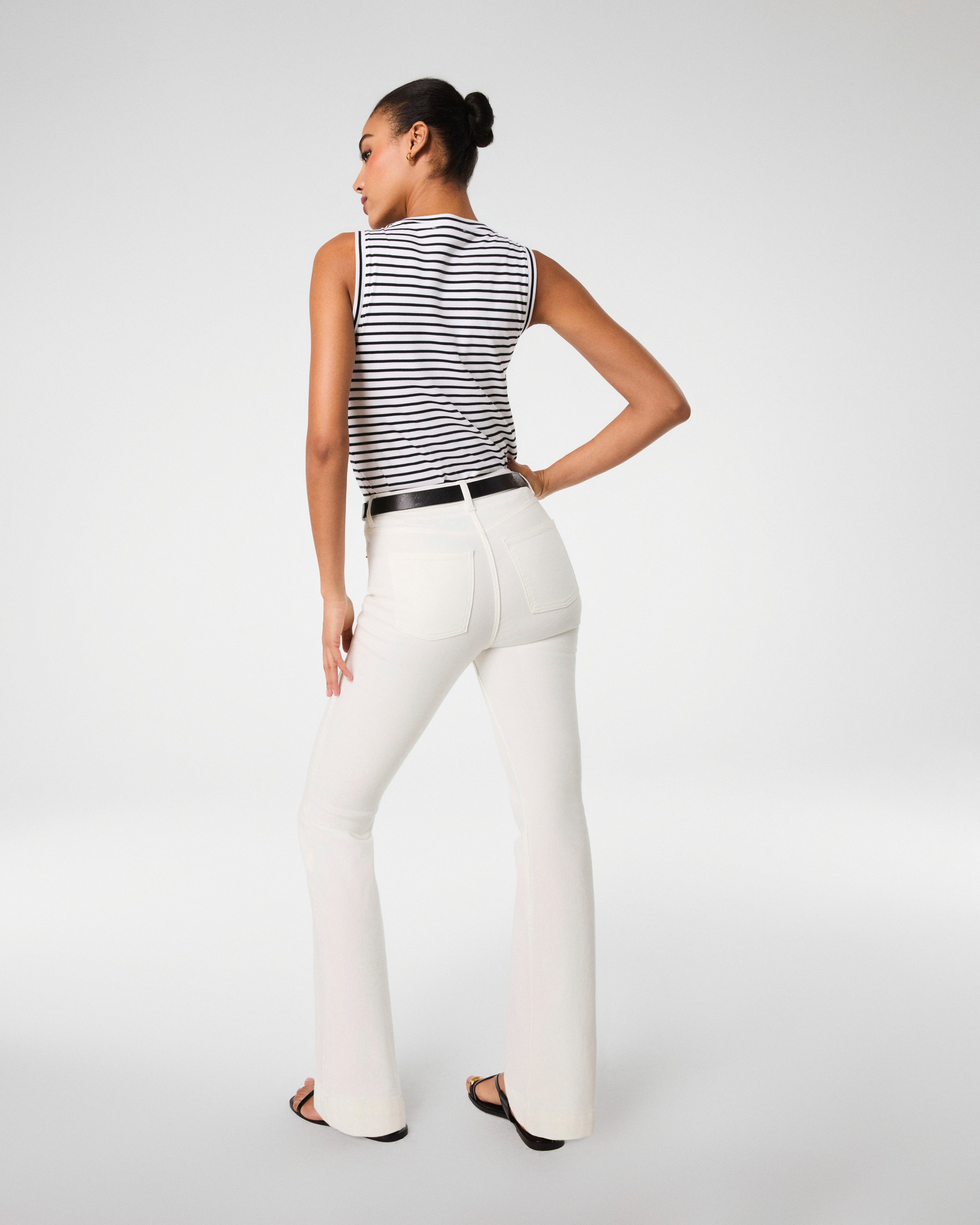 SPANXsculpt™ ReDefine Flare Jeans | Linen