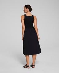 SPANXsmooth™ Jersey Scoop Neck Tank Midi Dress | Classic Black