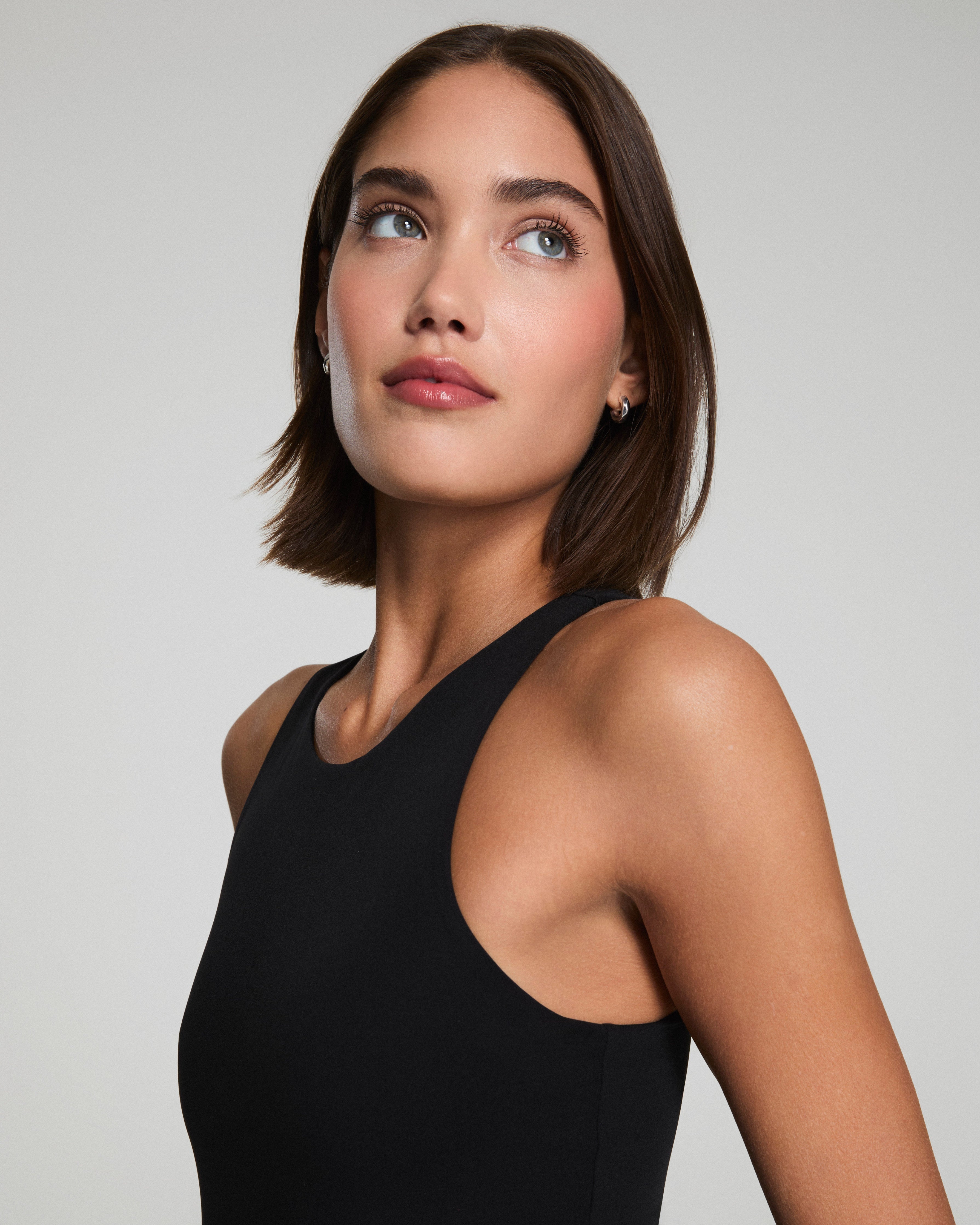 SPANXsmooth™ Jersey Racerback Midi Dress | Classic Black