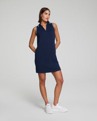 SPANX AirEssentials® Pique Polo Tank Dress | Timeless Navy