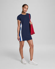 SPANX AirEssentials® Colorblock Mini T-Shirt Dress