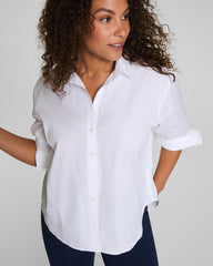 SPANX® Poplin Oversized Button-Up Shirt