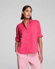 SPANX® Poplin Oversized Button-Up Shirt | Tulip