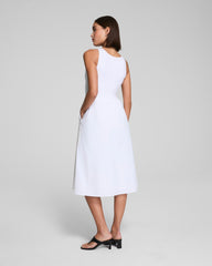 SPANXsmooth™ Jersey Scoop Neck Tank Midi Dress | Classic White