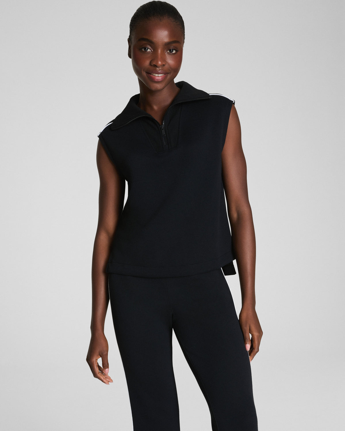 SPANX AirEssentials® Pique Sleeveless Half Zip