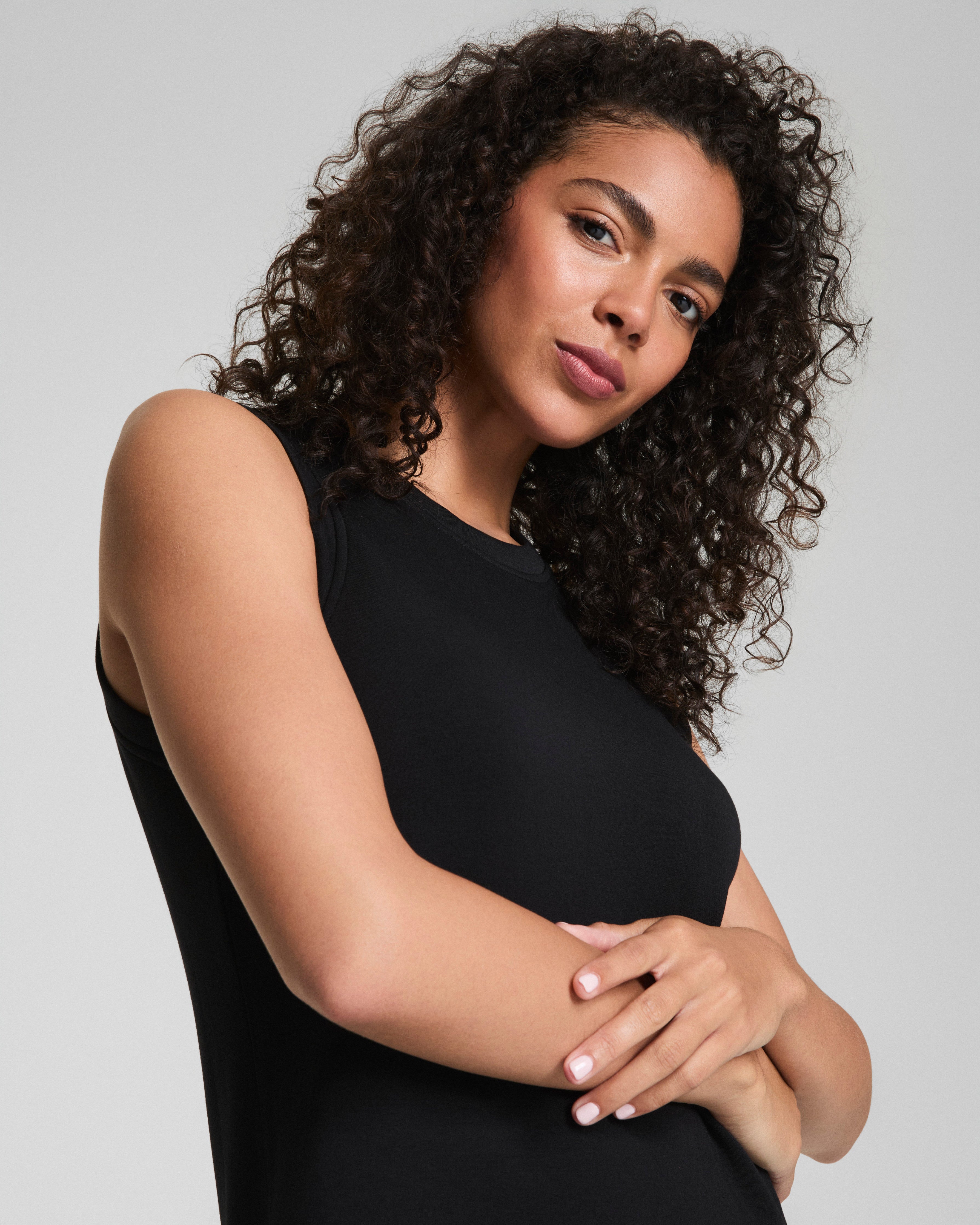 SPANX AirEssentials® Maxi Tank Dress | Very Black