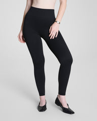 SPANXshape™ Ribbed Knit Legging | Classic Black
