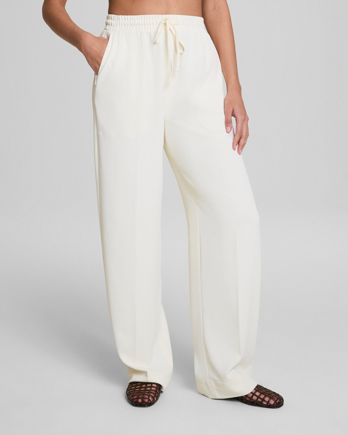 SPANX® CarryOn Wide Leg Pant | Linen