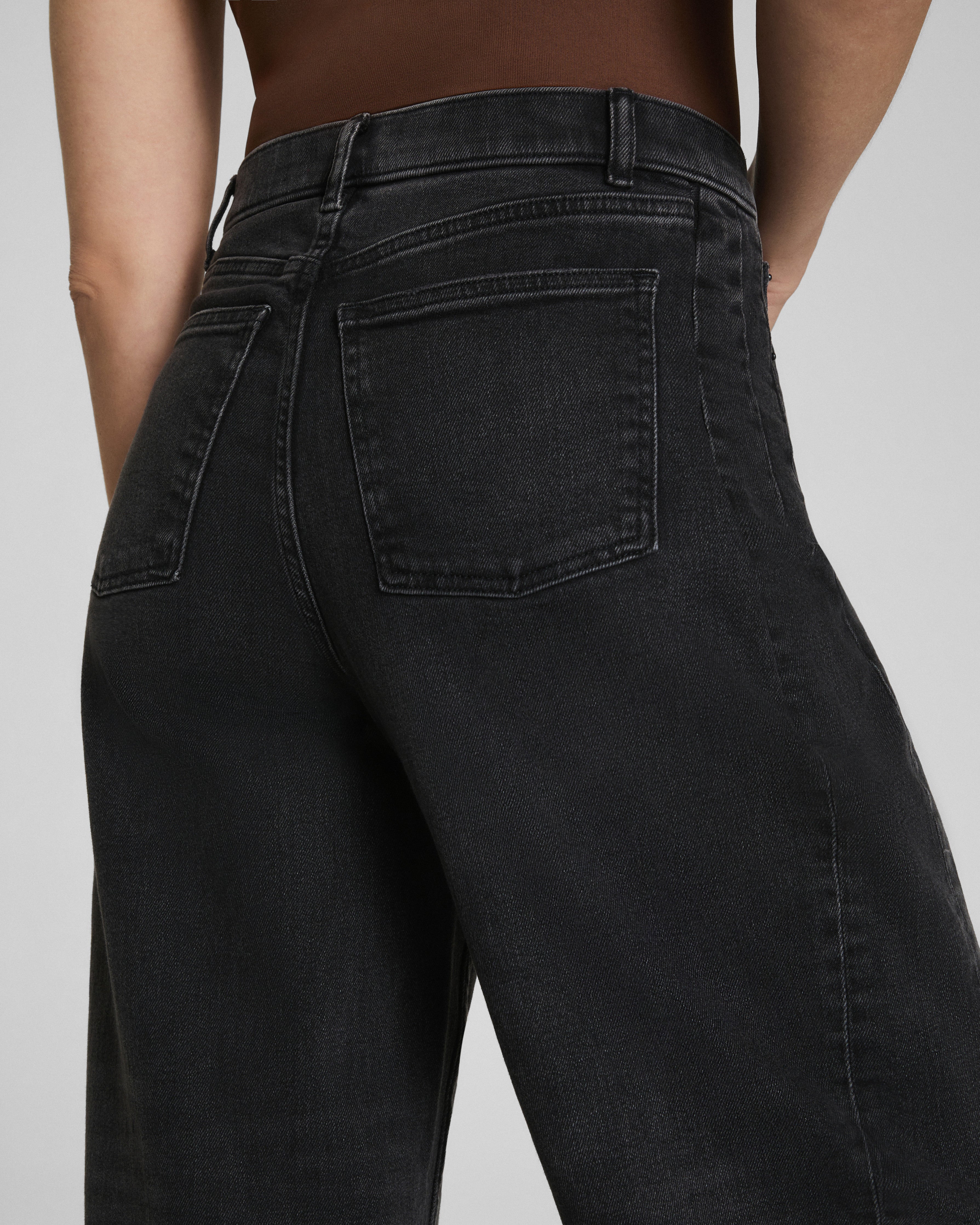SPANXshape™ Authentic 360 Barrel Leg Jeans | Carbon