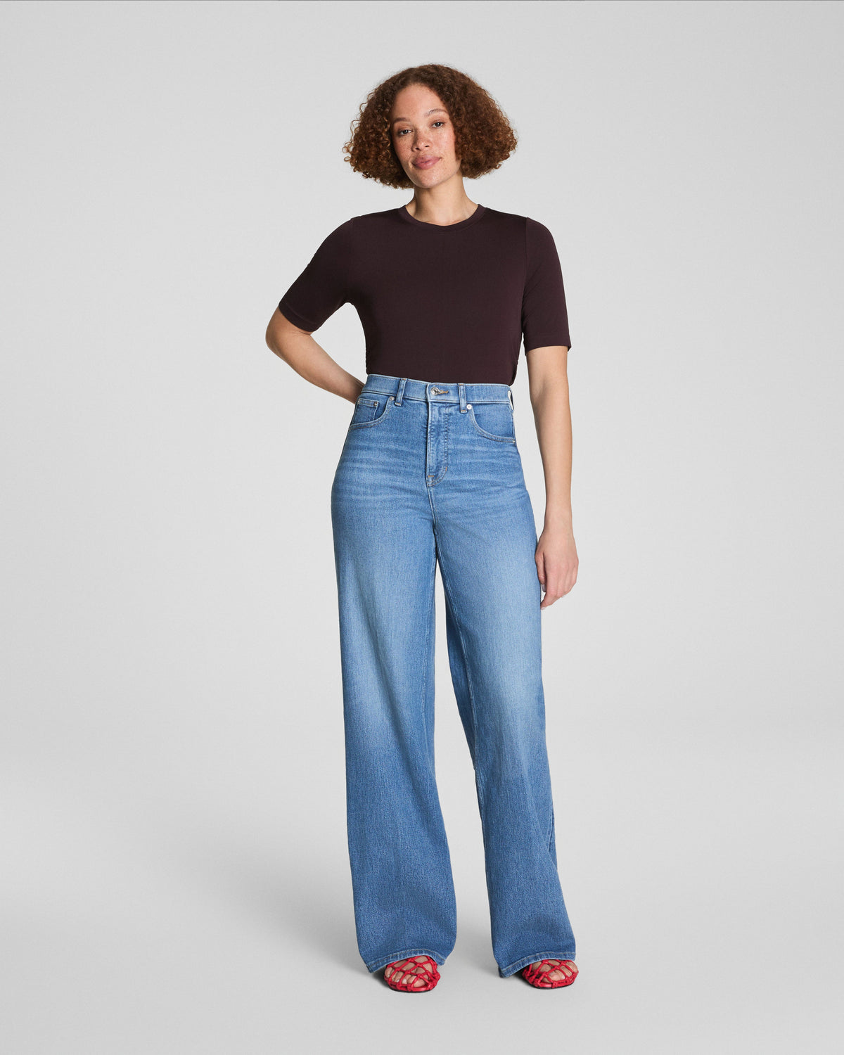 SPANXshape™ Authentic 360 Wide Leg Jeans | Elysian
