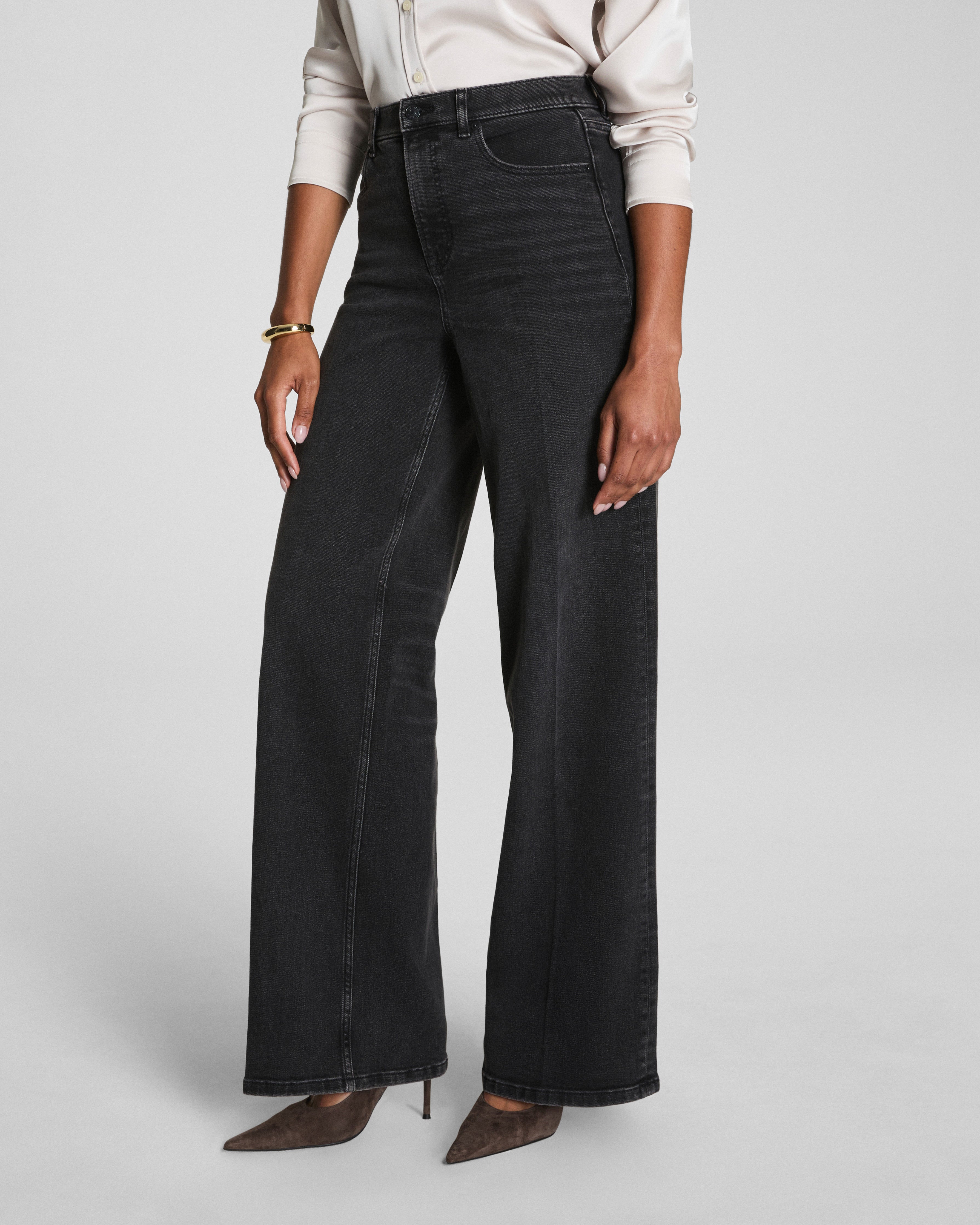 SPANXshape™ Authentic 360 Wide Leg Jeans | Carbon