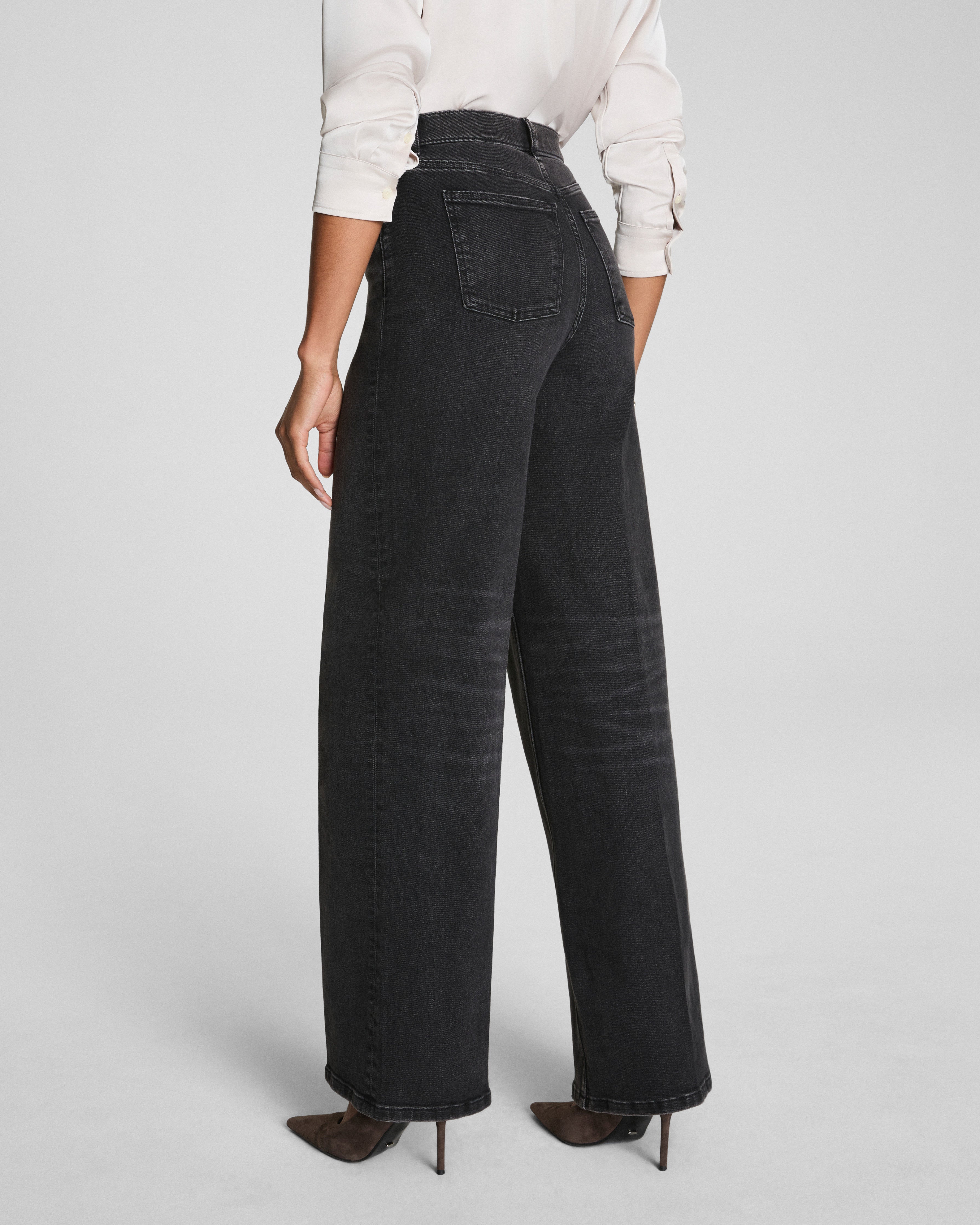 SPANXshape™ Authentic 360 Wide Leg Jeans | Carbon