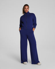 SPANX AirEssentials® Wide Leg Track Pant | Midnight Iris