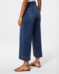SPANXshape™ Original EveryWear Cropped Wide Leg Jeans | Authentic Blue