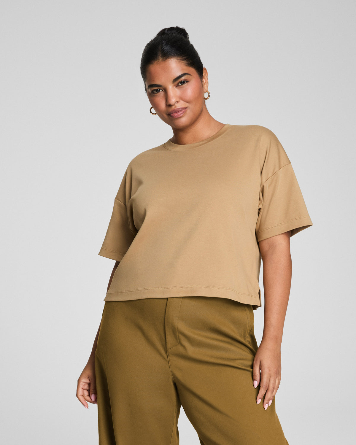 SPANX® Cotton Cropped Tee | Barley