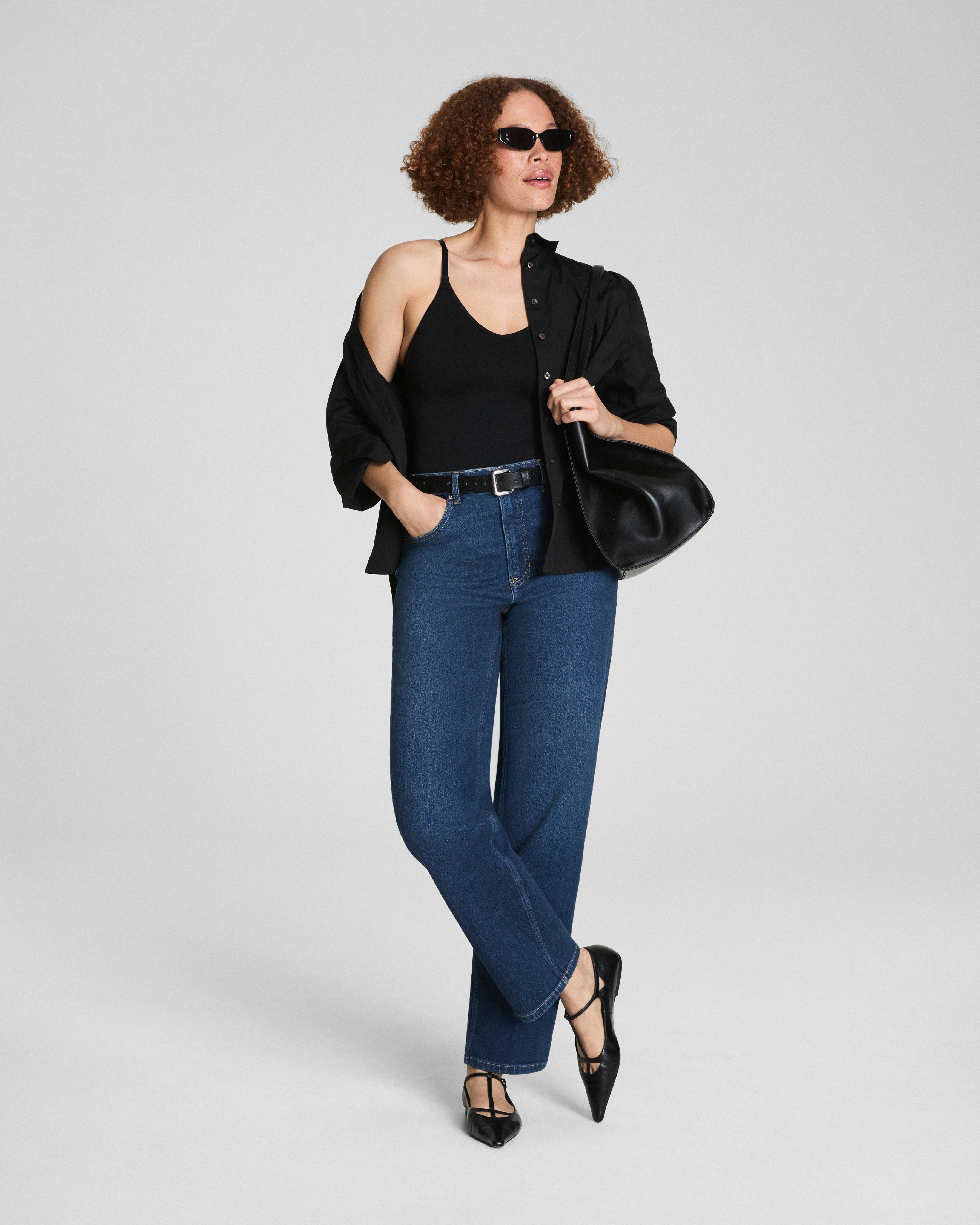 SPANXshape™ Authentic 360 90s Straight Leg Jeans | Adriatic Blue